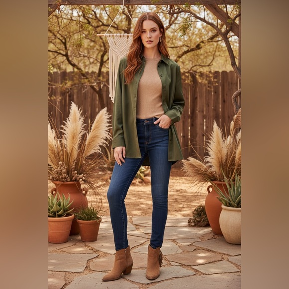 LuLaRoe Abigail Flannel Shirt - Picture 2 of 5